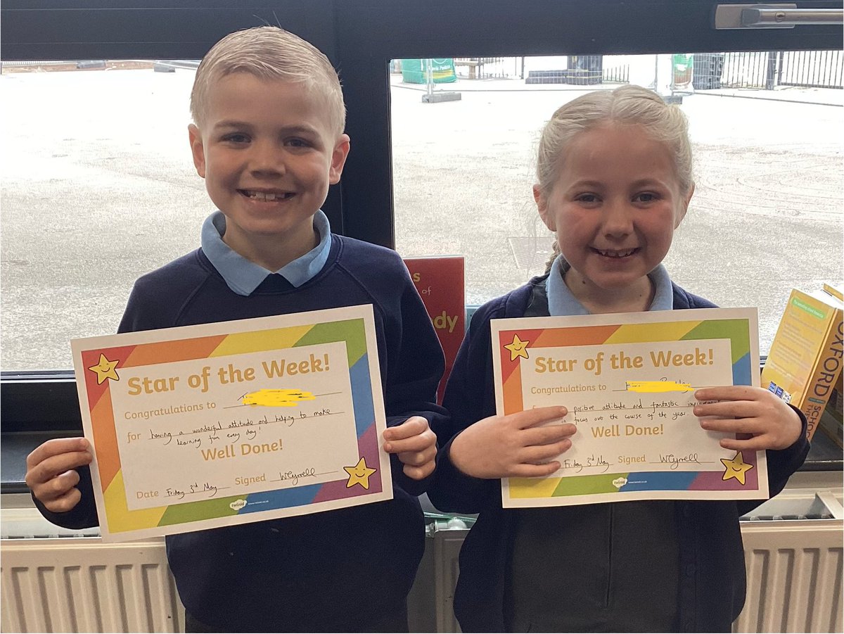 🤩 Well done to Y3A’s wonderful Stars of the Week! 🤩 @Inspire_Ashton @TrustVictorious