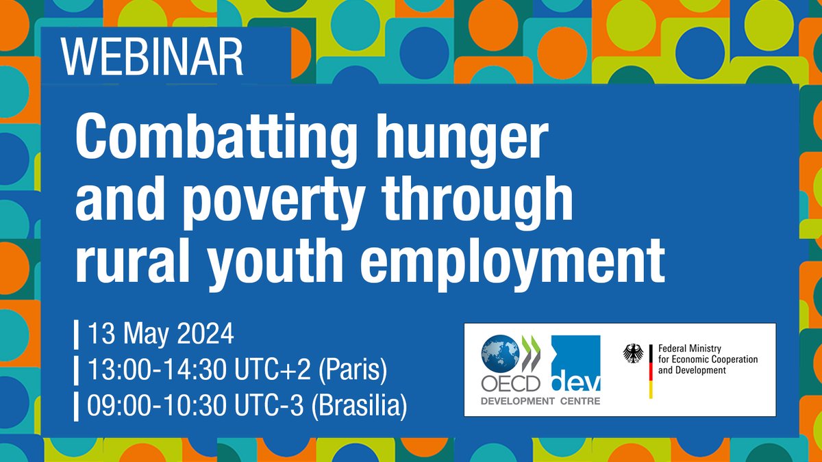 How can job opportunities for rural youth help fight hunger and poverty? Join our webinar with @BMZ_Bund to learn about the #G20’s efforts and discuss how to scale them up. Register now 👉 brnw.ch/21wJsCA @g20org