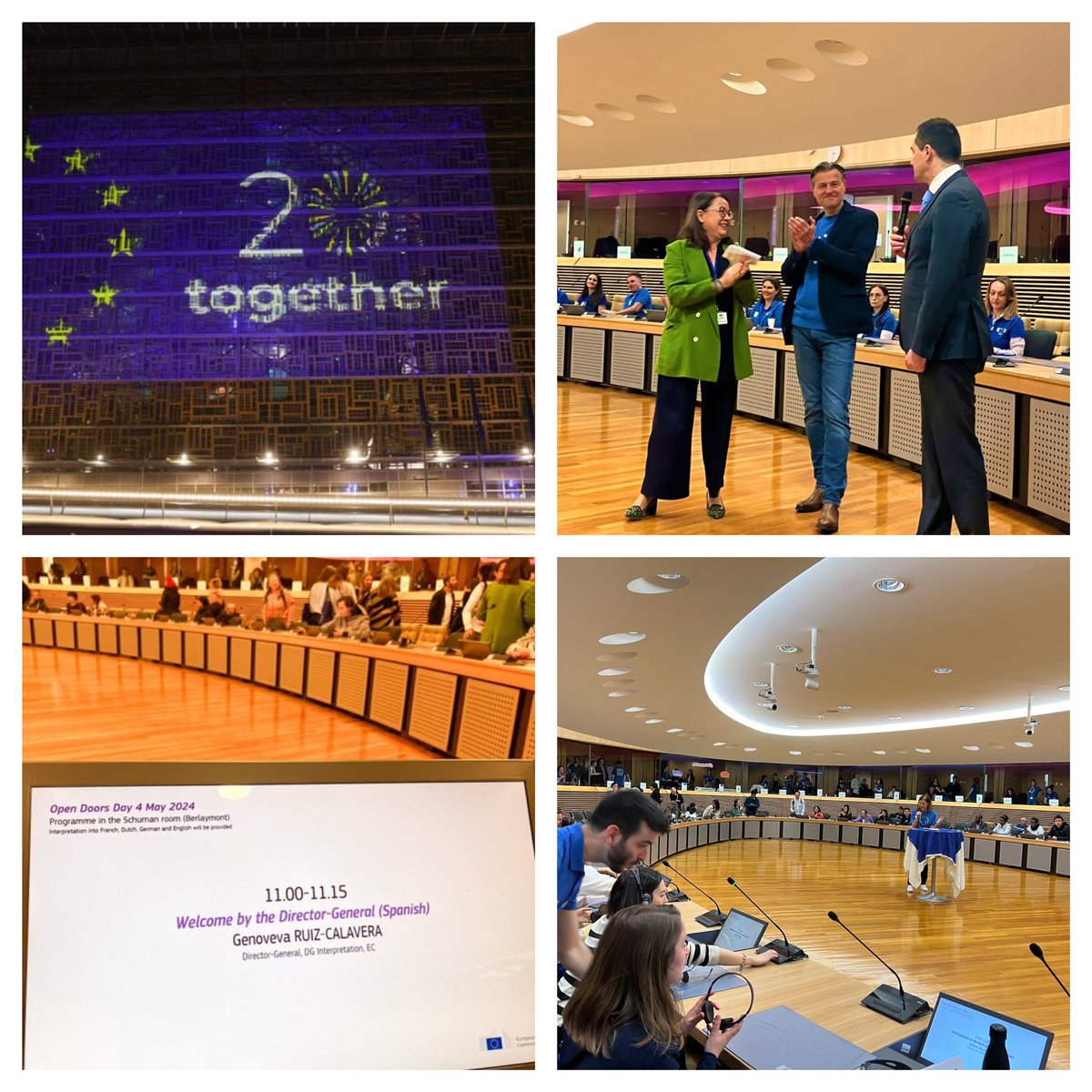 I’m happy to welcome today so many visitors at the #EUOpenDay 🚪

An engaging line-up of presentations in multiple European languages awaits us, focusing on topics such as our #20YearsTogether and the upcoming #EPElections.
Let's celebrate multilingual Europe together!