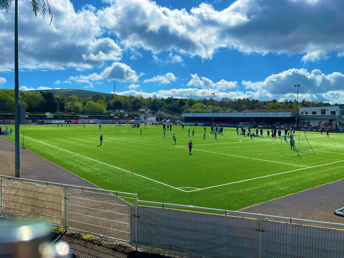 The National Academi Festival is underway in sunny @MerthyrTownFC ⚽️🌞 #NationalAcademi #Merthyr #Pathway