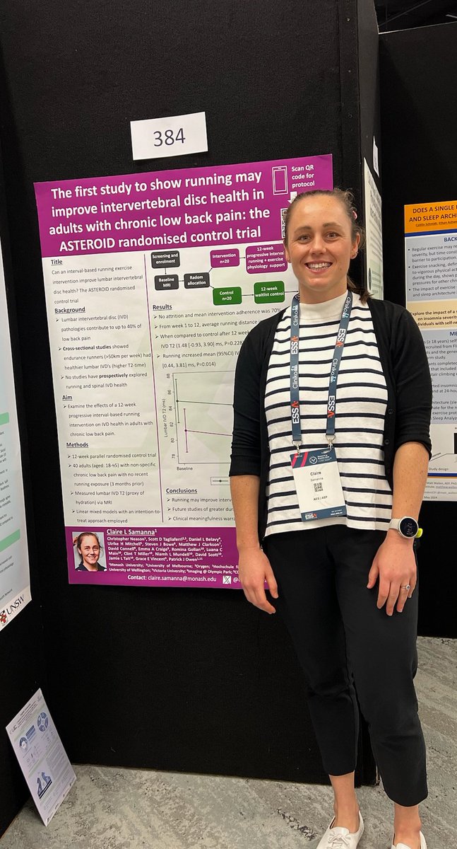 A big thank you to @ESSASpSc for the opportunity to present a first glimpse at the intervertebral disc outcomes from our ASTEROID study at #R2P24. We know LBP improved but what about the intervertebral discs? More to come soon! Hint: read the title 👀👀