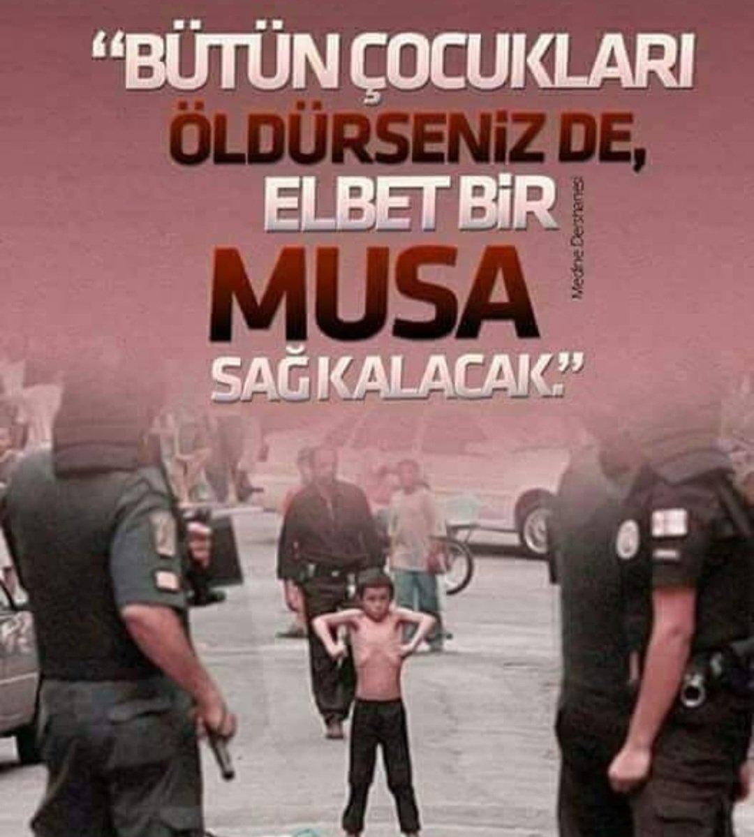 Bütün çocukları öldürseniz de elbette bir Musa  sağ kalacak!
#Teröristİsrail #FreePalestine
#Hamas #ElKassamTugayları