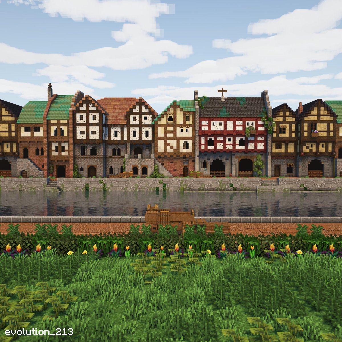 Medieval Canal Row
Old build but hoping to do a version 2 soon!
#Minecraft #minecraft建築コミュ #Minecraftbuilds