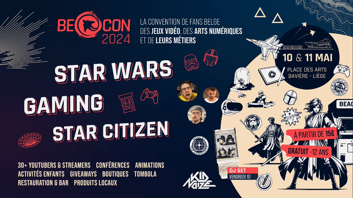 #Concours ! 🎁
On vous offre 2 places pour la <a href="/BEACON_belgium/">Beacon Events</a> ! 🥳
Pour participer, rien de plus facile : 

👉Follow 
👉Partager &amp; liker ce post
👉Etre disponible le WE prochain !

Infos : lan-area.be/fr/article/121…