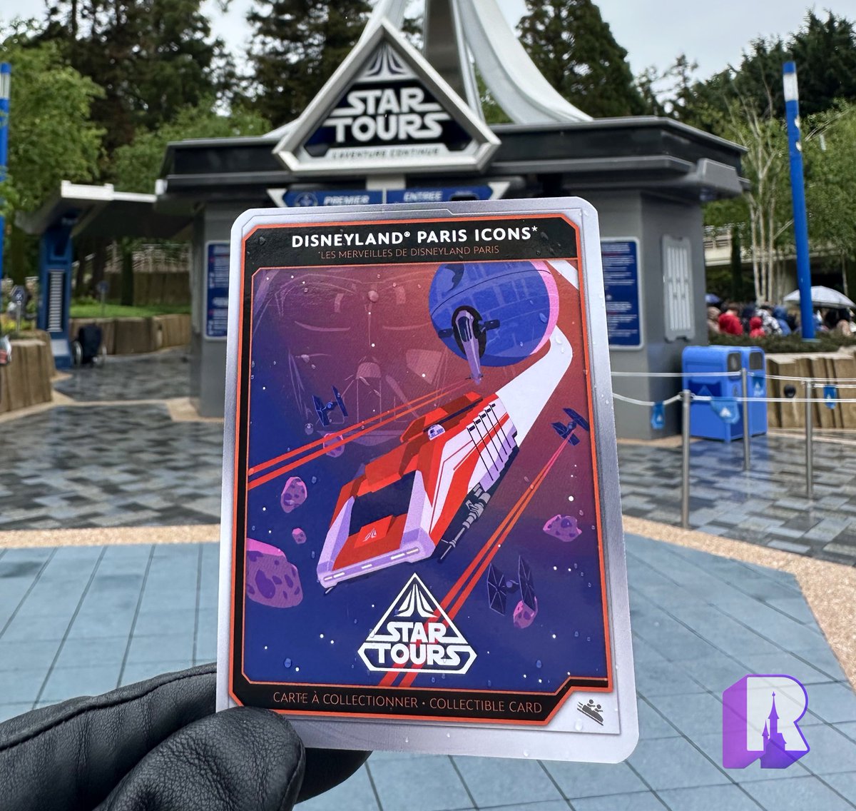 A set of 3 free Star Wars themed collectible cards is available to collect today from select Cast Members for #MayThe4th: