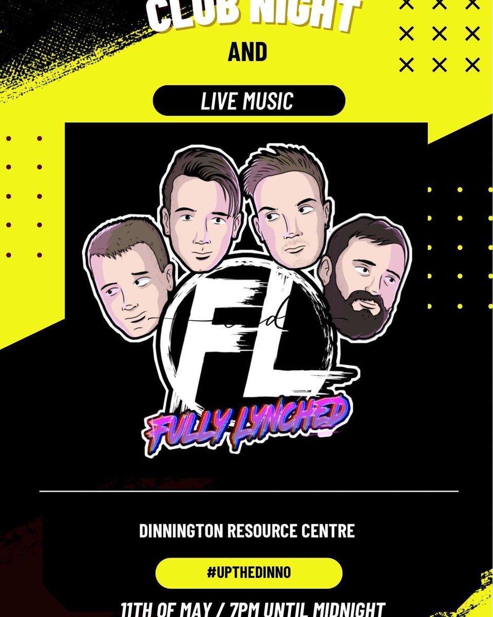 Live music 🎶 good times 🍻2 weeks tomorrow. Get your free tickets 🎫 now, link ⬇️ 🖤💛 buff.ly/3Uq7Fc8