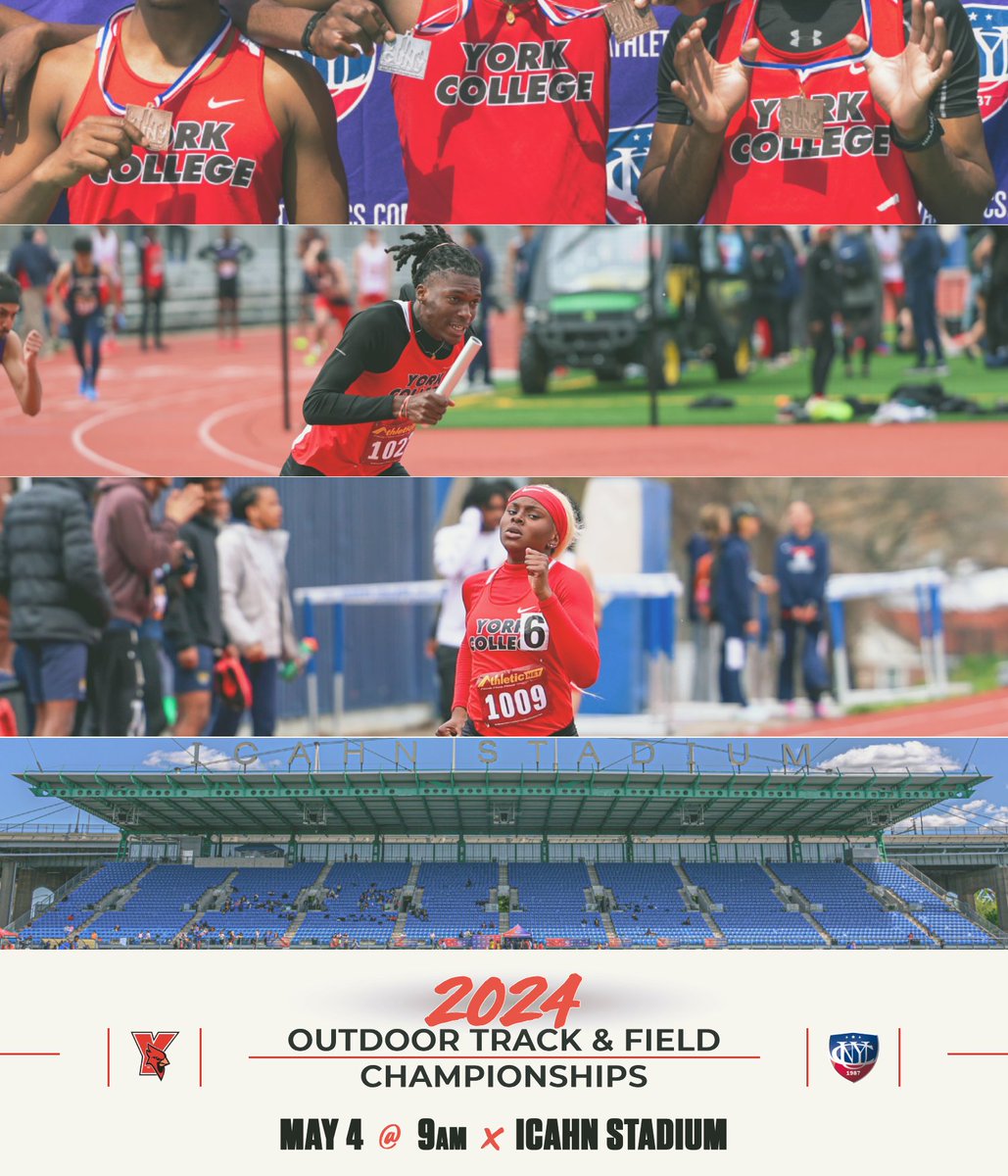 🅸🆃'🆂 #YCCardinals M̳E̳E̳T̳ ̳D̳A̳Y̳🏅💨 🐦👟🎽 @YorkCollegeCUNY 𝗢𝘂𝘁𝗱𝗼𝗼𝗿 𝗧𝗿𝗮𝗰𝗸 & 𝗙𝗶𝗲𝗹𝗱 ⒶⓉ @CUNYAC Championships 🏆 🕘 9 AM 📍@randallsisland @IcahnStadiumNYC #YCCardinals #RiseAbove #TheCardinalWay #FutureTakesFlight #d3tf #NCAAD3