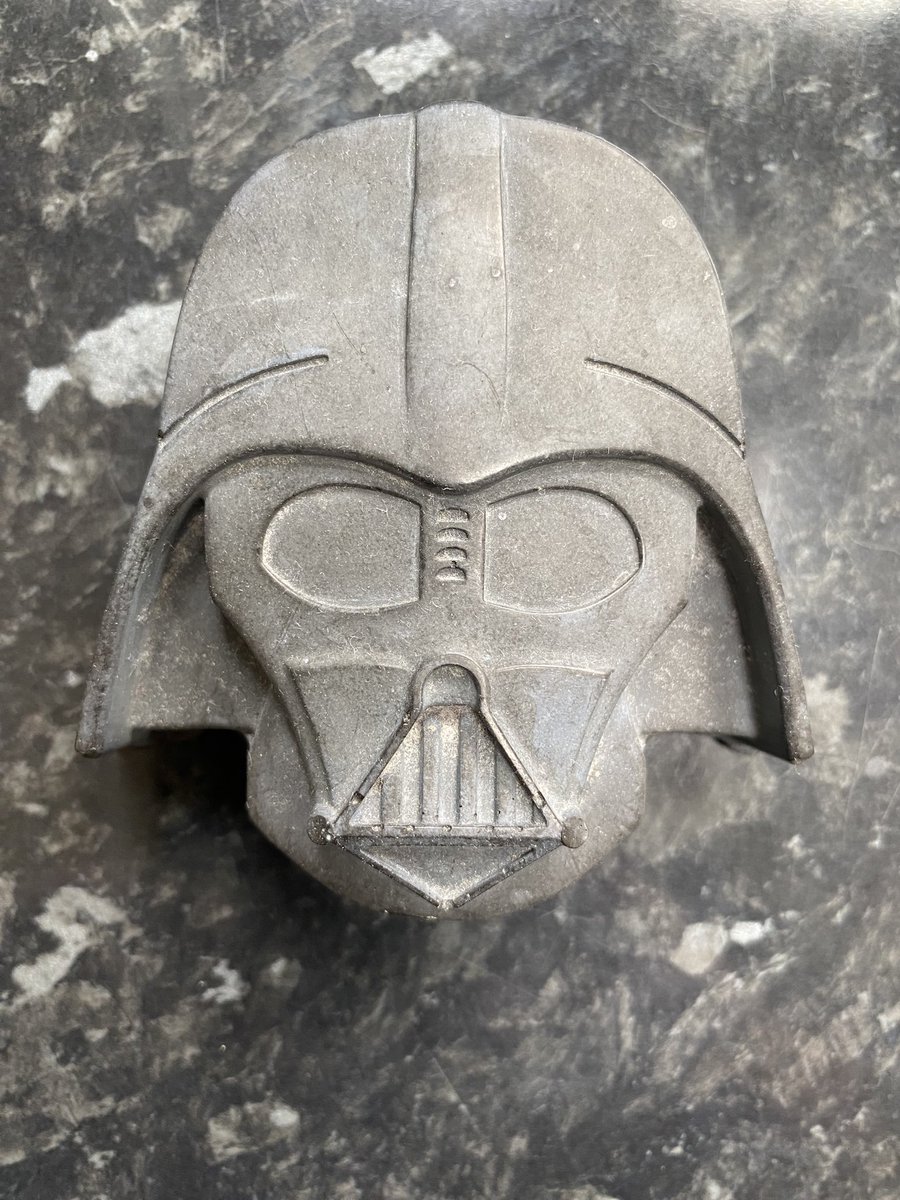 #MayThe4th 
Concrete Darth Vader