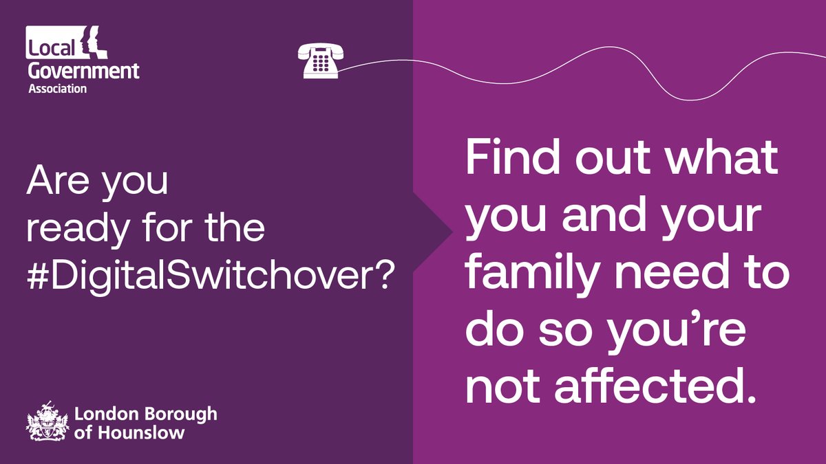 The #DigitalSwitchover is already happening. Check how the move to digital could affect YOU: hounslow.gov.uk/homepage/350/d…