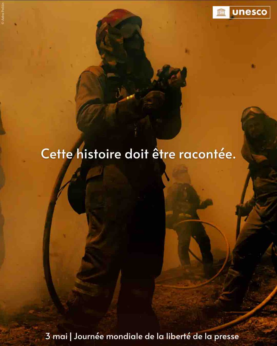 Juillet 2022. Un incendie dévastateur frappe la région de Galice, en Espagne. Sans # LibertéDeLaPresse, nous ne pouvons pas mettre fin au déni climatique et à la désinformation. Protégeons les journalistes. unesco.org/fr/days/press-… #JournéeDeLaLibertéDeLaPresse