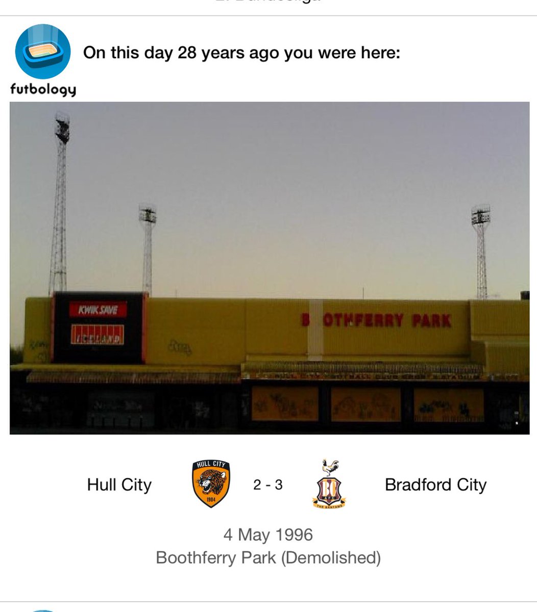 28 years ago today. That was an interesting day out #hcfc #bcafc 👀