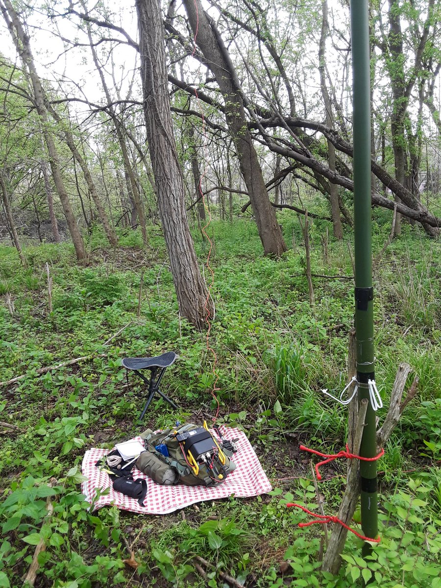 Preparing for a #parksontheair #pota activation & antenna testing in the forests of #naboo and waiting for #jarjarbinks to appear to help with some #qrp #qrpradio #morsecode #amateurradio #hamradio fun #Maythe4thBeWithYou