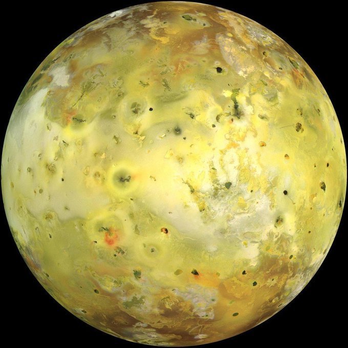 Jupiter's moon Io in true color NASA