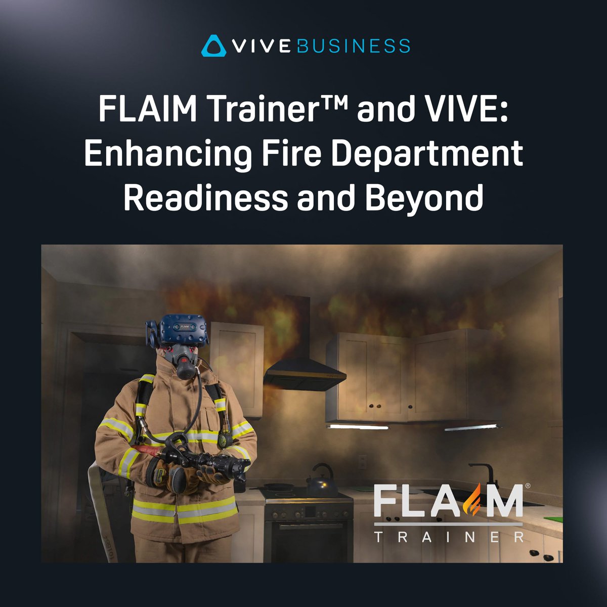This #InternationalFirefightersDay, we recognize the dedication of those who rush towards danger to keep us safe. 🔥🚒🧑‍🚒 With FLAIM Systems, we’re helping fire departments reduce traditional training hazards and more: htcvive.co/FFTTVRX #Firefighter #VR #FLAIMSystems