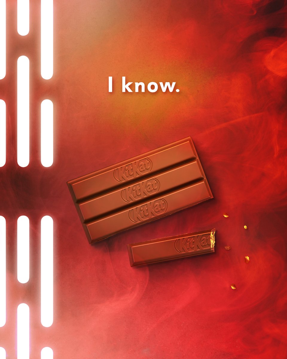 If you know, you know 😘 🍫 Happy May the Fourth everyone!