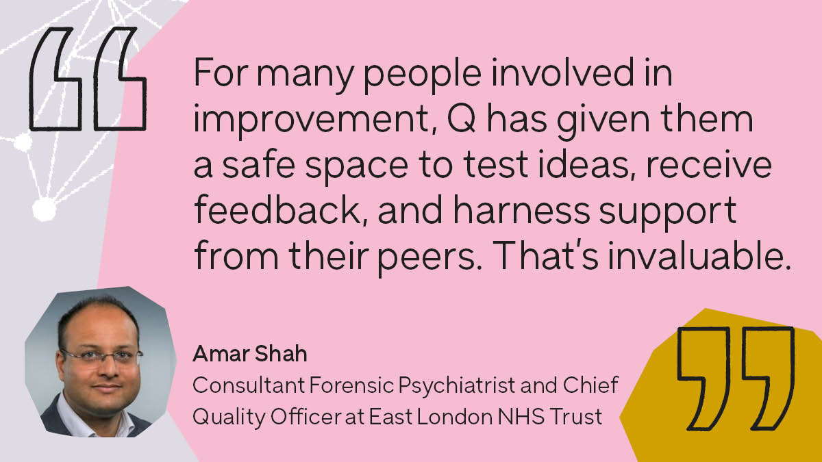 💭 Why join Q? @DrAmarShah is a leader in the improvement field and has been involved in the #QCommunity from the beginning. He explains the role Q is playing in today's health and care sector and why people should join. Read more: brnw.ch/21wJsDr