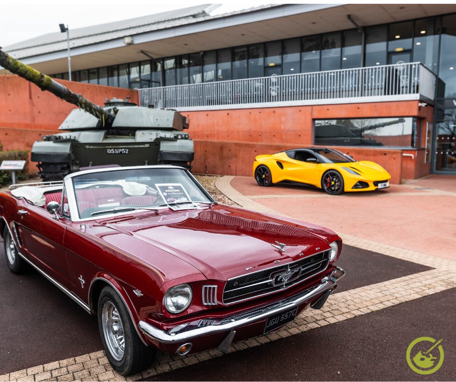 🏎️Take a ride in a super car with charity Sporting Bears and watch gravity defying cycling displays at the Tracks and Wheels event this Bank Holiday Monday. Annual passes are valid for this event. Find out more here: tankmuseum.org/events/may-ban…