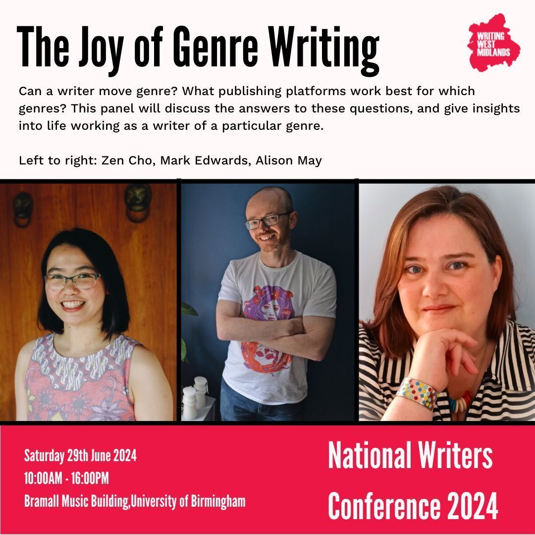 🖋️ Join us at National Writers Conference 2024 and gain industry knowledge from panellists and keynote speakers. 🎫To find out more and book your place, click here: buff.ly/3TCHEpu #NWC24 #WriterDevelopment #WriterNetworking @zenaldehyde @mredwards @MsAlisonMay