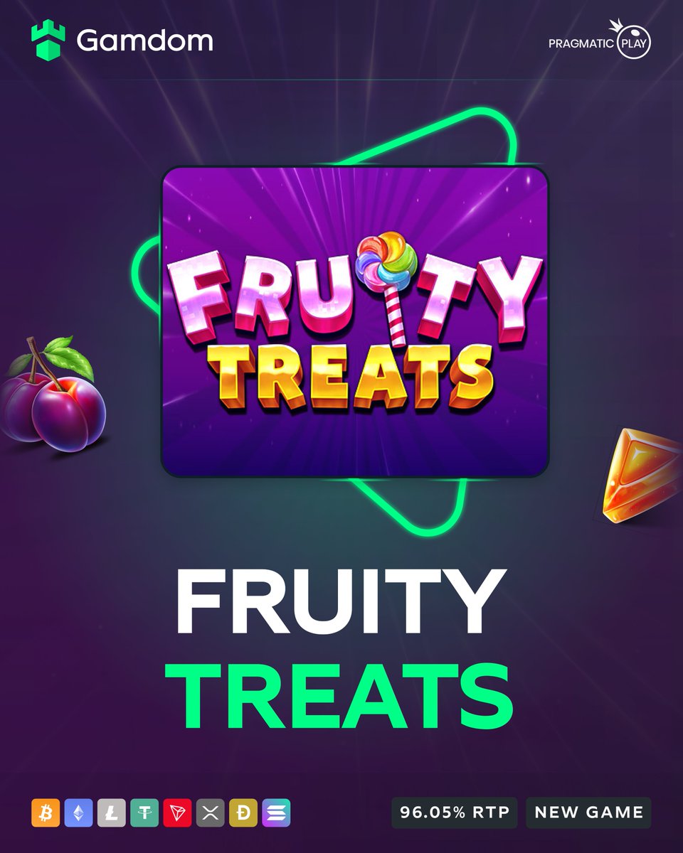 🍋New Game: Fruity Treats by Pragmatic Play! 🍋 Prepare yourself for a juicy adventure through a world of fruity delights with Fruity Treats! 🍎 Embark on a flavor-packed journey and aim for a mouthwatering max win of 5,000x your bet! 💰 We're giving away free spins for you to…