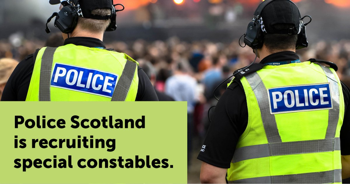 Are you looking for a volunteering opportunity like no other?

Then do not miss our special constable recruitment event at  Police Scotland Headquarters, Tulliallan on Saturday, 11 May, 2024 👮🏻  

Sign-up today to guarantee your place ➡️  orlo.uk/VL1My