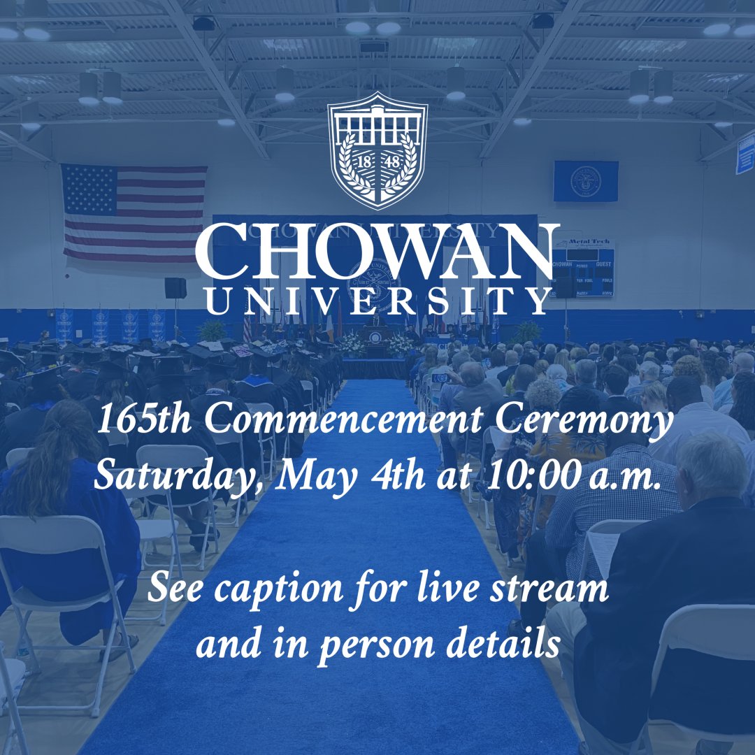 The university will live stream the commencement ceremony beginning at 10:00 am - you may view the live stream using the link provided. We look forward to celebrating our 2024 graduates, and we can't wait to #CUThere! loom.ly/vZ-gRAg