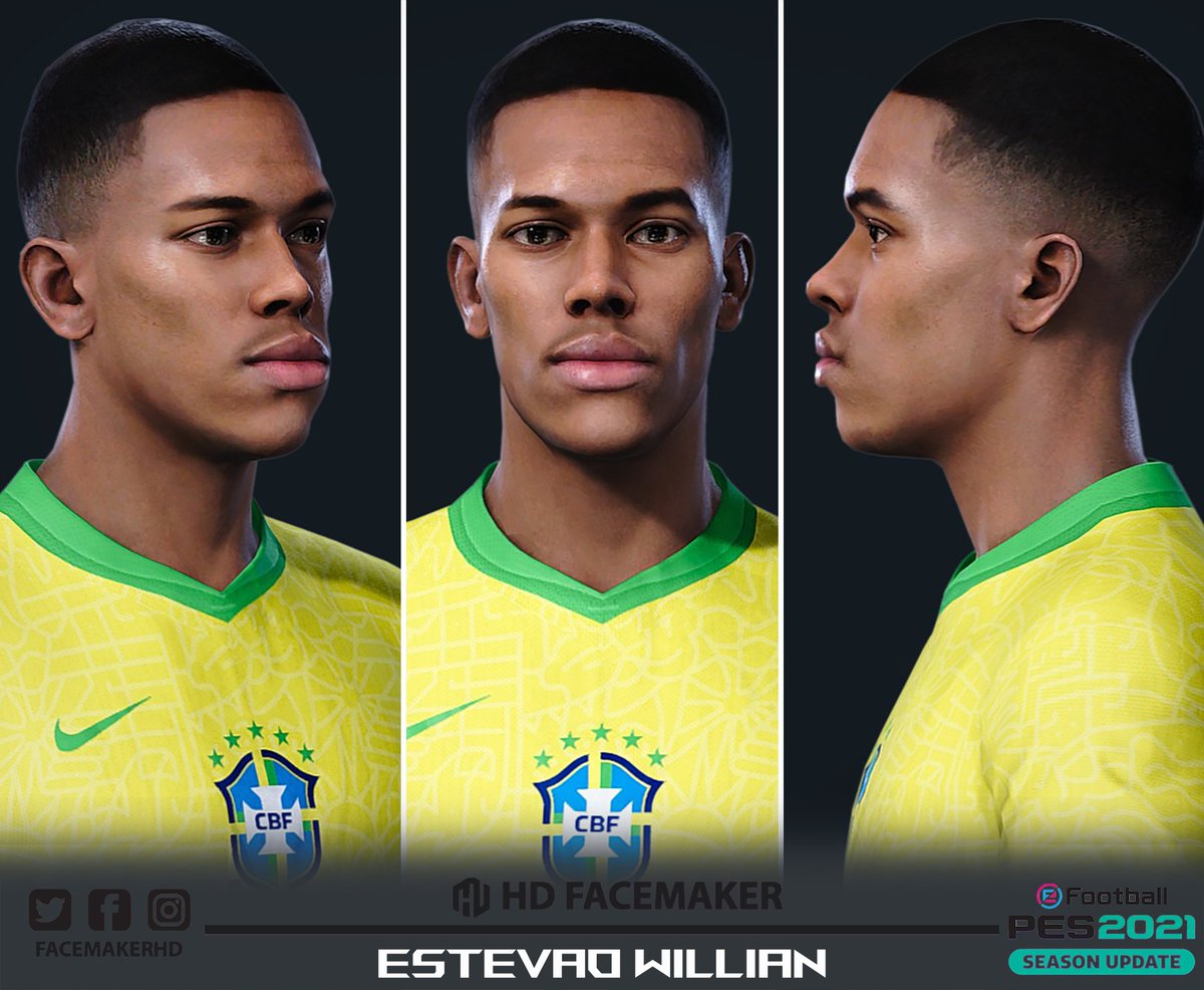 🎮#efootballPes2021🎮
-----------------------------------
Estêvão Willian 🇧🇷 – Palmeiras
👉facemakerhd.com/store/estevao-…
------------------------------------
#pes2020 #PES2021