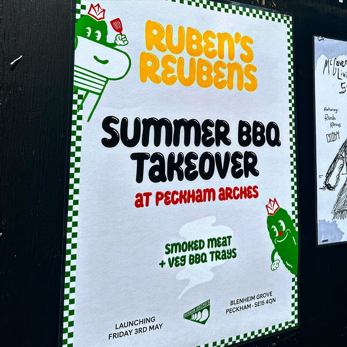 Inspiration for a sunny Saturday - my listings of the best pop-ups and supper clubs around the capital londonpopups.com/2024/05/pop-up… inc #RubensReubens' new summer BBQ at #PeckhamArches in SE15 - Fridays to Sundays