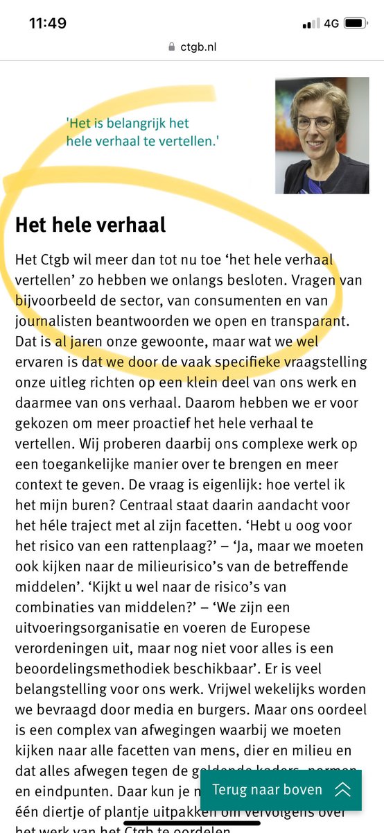 Nieuwsbrief ⁦@CTGB_NL⁩: pesticide waakhond “wil meer dan tot nu toe het hele verhaal vertellen”, zo is “onlangs besloten”. Wat betekent dit? ⁦@ZEMBLA⁩ liet onlangs zien dat Ctgb bij beoordeling #glyfosaat tumoren “wegredeneerde”. Lees: bnnvara.nl/zembla/artikel…