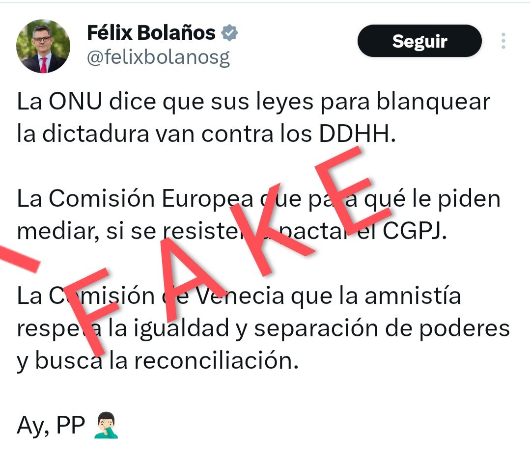 ⚠️Atención,  esta cuenta está soltando bulos 👇
#stopbulos