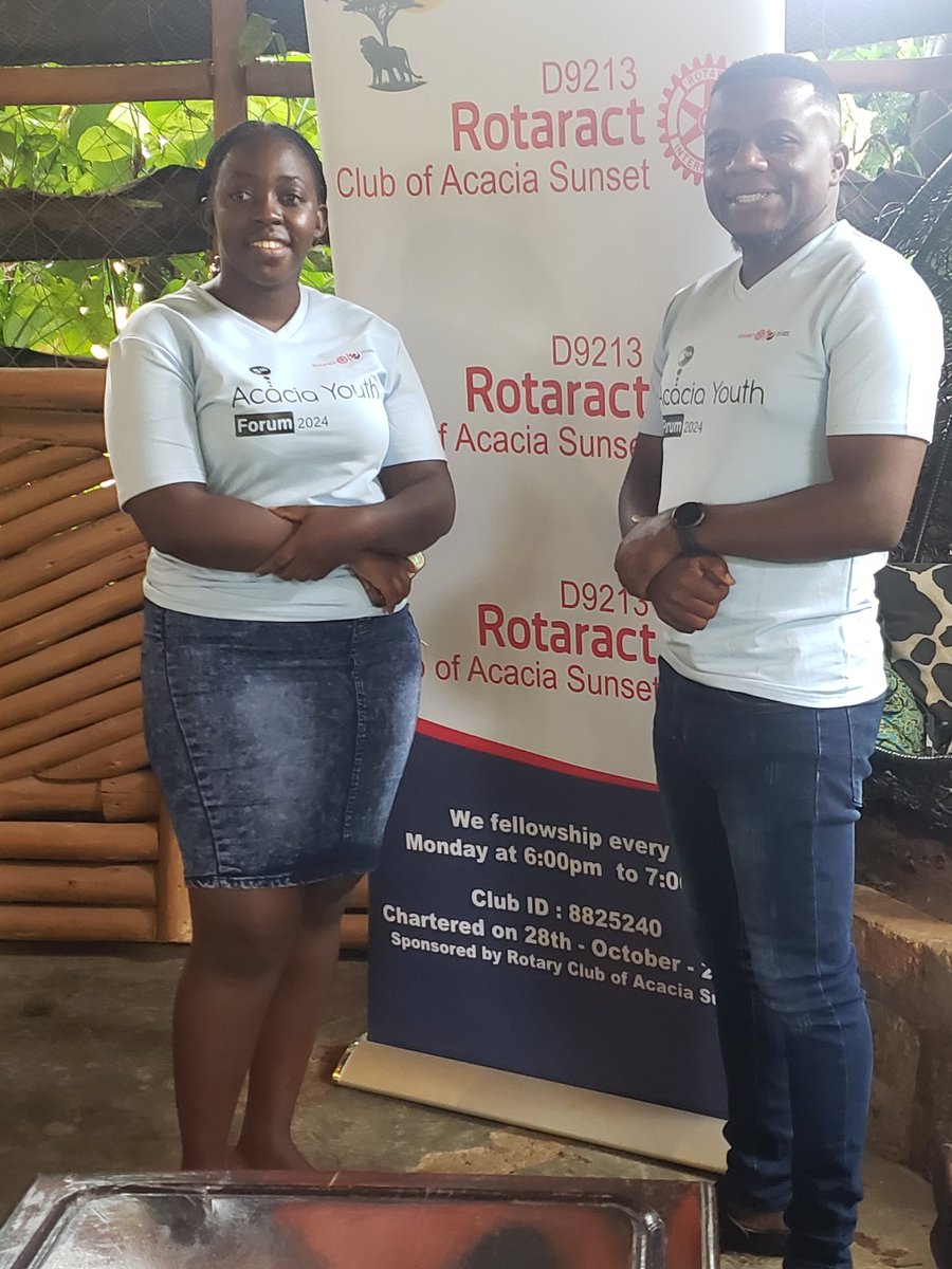 It was not to my surprise that I managed to visit @RotaractAcacia @RotaryAcaciasu1 for the #youthforum. Despite the challenges with weather, we did it in the #hardway. @KANKWATISEJB