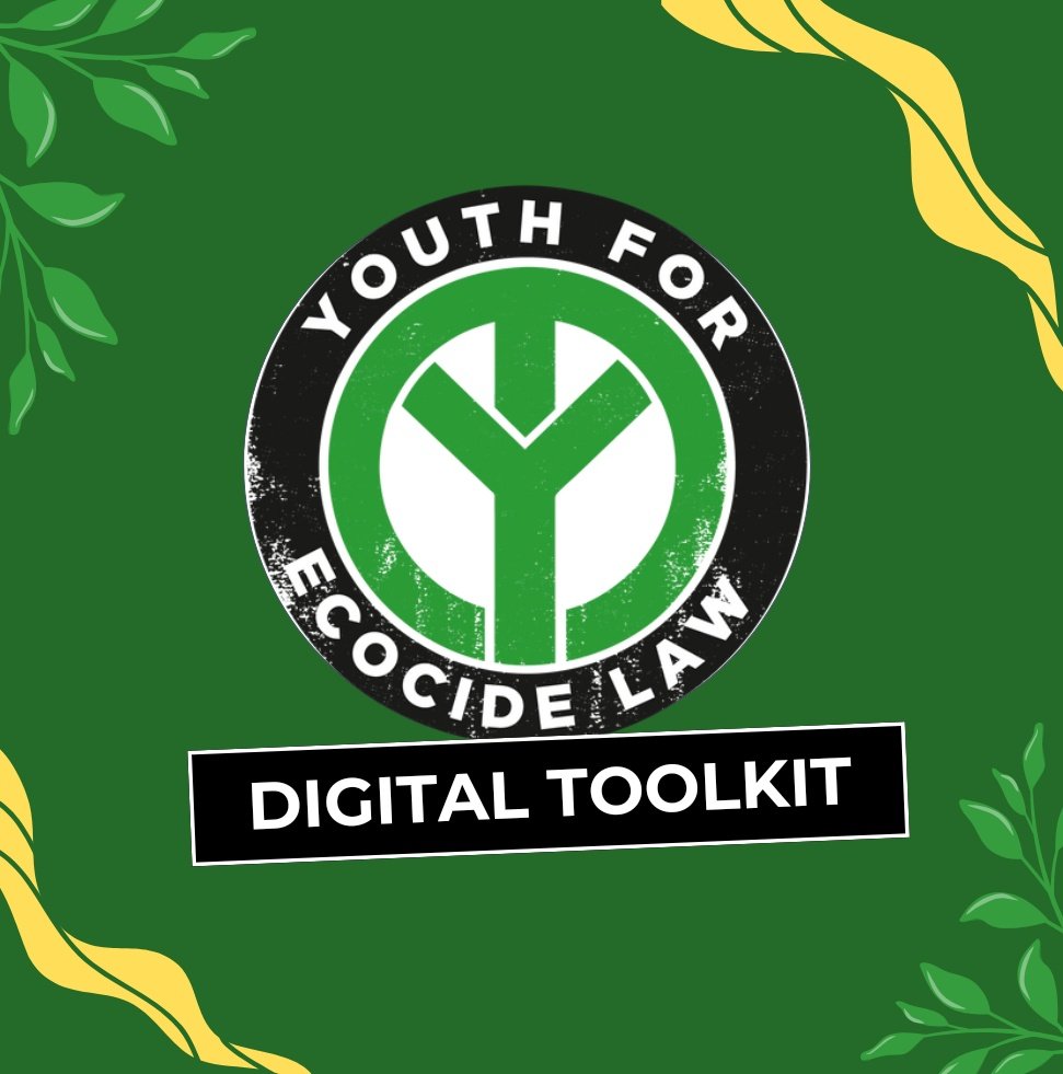 Are you a young person looking to spread the word about #Ecocide + how international law can be used to tackle the ecological & #ClimateCrisis?

Join @EcocideLawYouth, grab the #Y4EL Digital Toolkit (now in French/Spanish!!!) + get organised: stopecocide.earth/youth

#StopEcocide