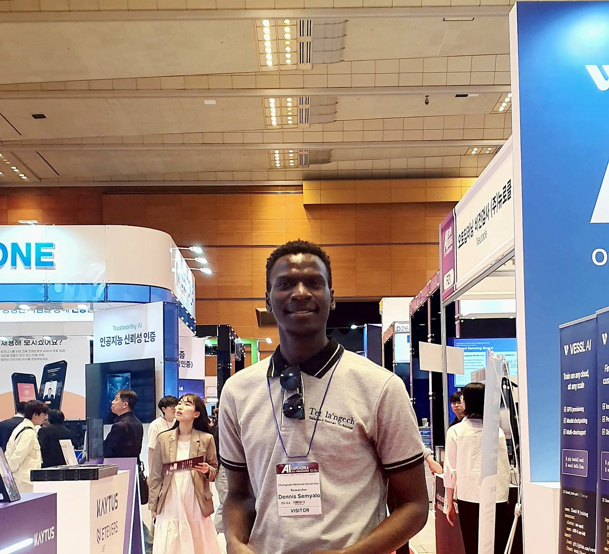 Our CTO @SemyaloDennis recently represented @tetlangech at the AI Expo Korea 2024.

Looking forward to leveraging these insights to develop local AI powered embedded products suitable for African conditions. 

aiexpo.co.kr/home/

#AIExpo #EdgeAI #tetlangech #innovation