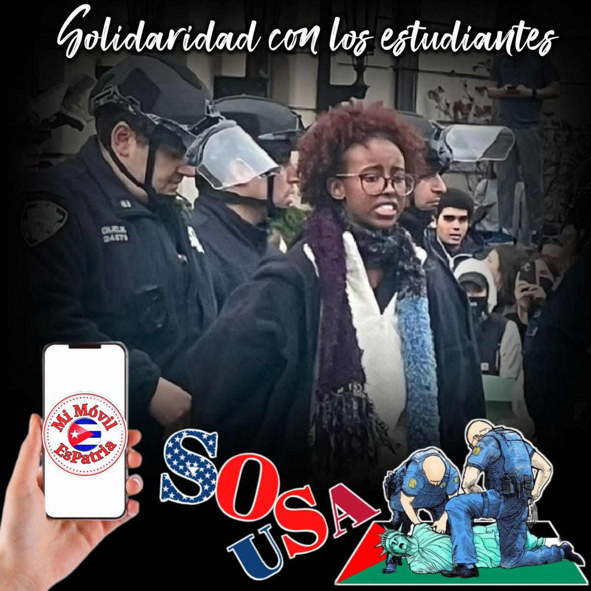 @mimovilespatria @Sucelreyes1 Manifestaciones estudiantiles propalestinas se expanden por universidades de EEUU #FreePalestine #SOSUSA #MiMóvilEsPatria