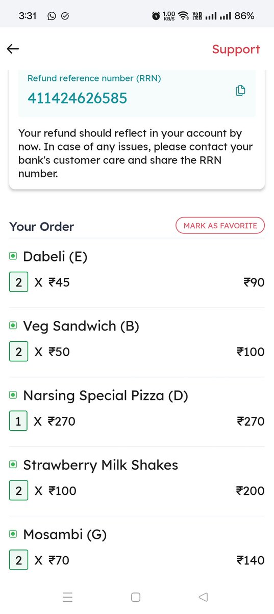 bhaktimotta's tweet photo. You charged me 897.35 for the order but on the cancelation of the order refunded only 662.95rs where is my balance Amt? https://t.co/bM5Yoer8R7