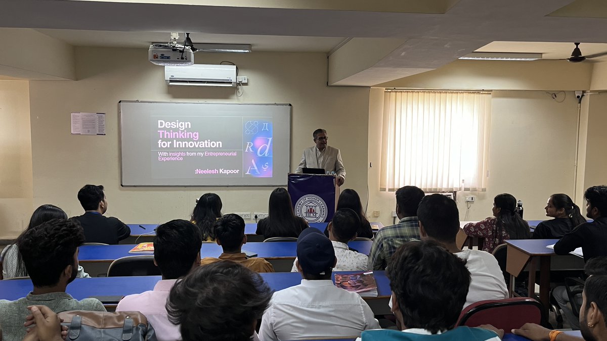 iilmahllko's tweet image. IILM Lucknow organized the second lecture in the Impact lecture series. Mr. Neelesh Kapoor, MD & CEO of Entrepnext He conducted the session on the topic" Design Thinking for Innovation". 
#impactlecture #AICTE #IIC #MoE #MHRD #iilmlucknow #pgdm