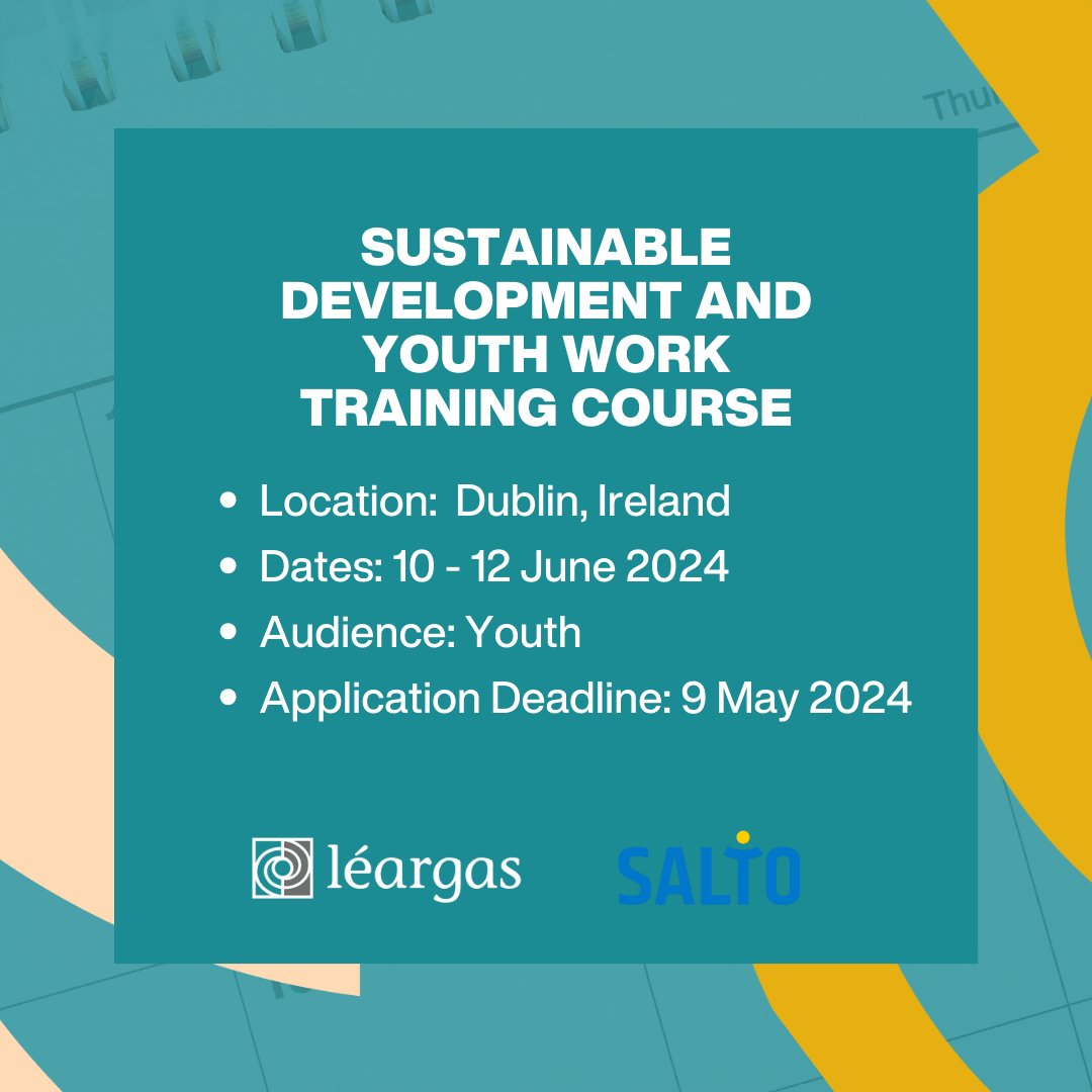 Are you a youth worker interested in exploring How to Incorporate #Sustainability into your work? ♻️ We have an exciting training course for you! Learn how to integrate Environmental Issues and Sustainability into the development of your work! 🌍 🔗bit.ly/3WgebF0