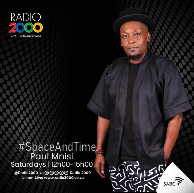 We’re on 12~3pm #SpaceandTime on @Radio2000_ZA