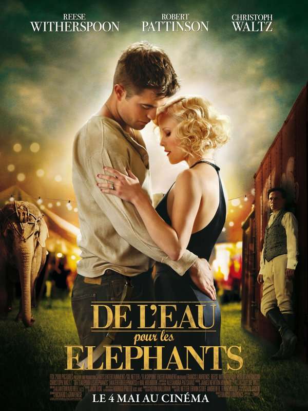De l'Eau pour les Éléphants est sorti ce jour il y a 13 ans (2011). #ReeseWitherspoon #RobertPattinson - #FrancisLawrence choisirunfilm.fr/film/de-l-eau-…