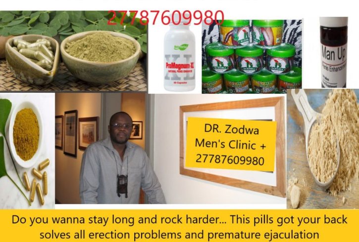 Bazouka cream for penis enlargement by dr zodwa. It works effectively and has no side effect because is made from natural ingredients and works super effective
Just call this number to place your order +27787609980