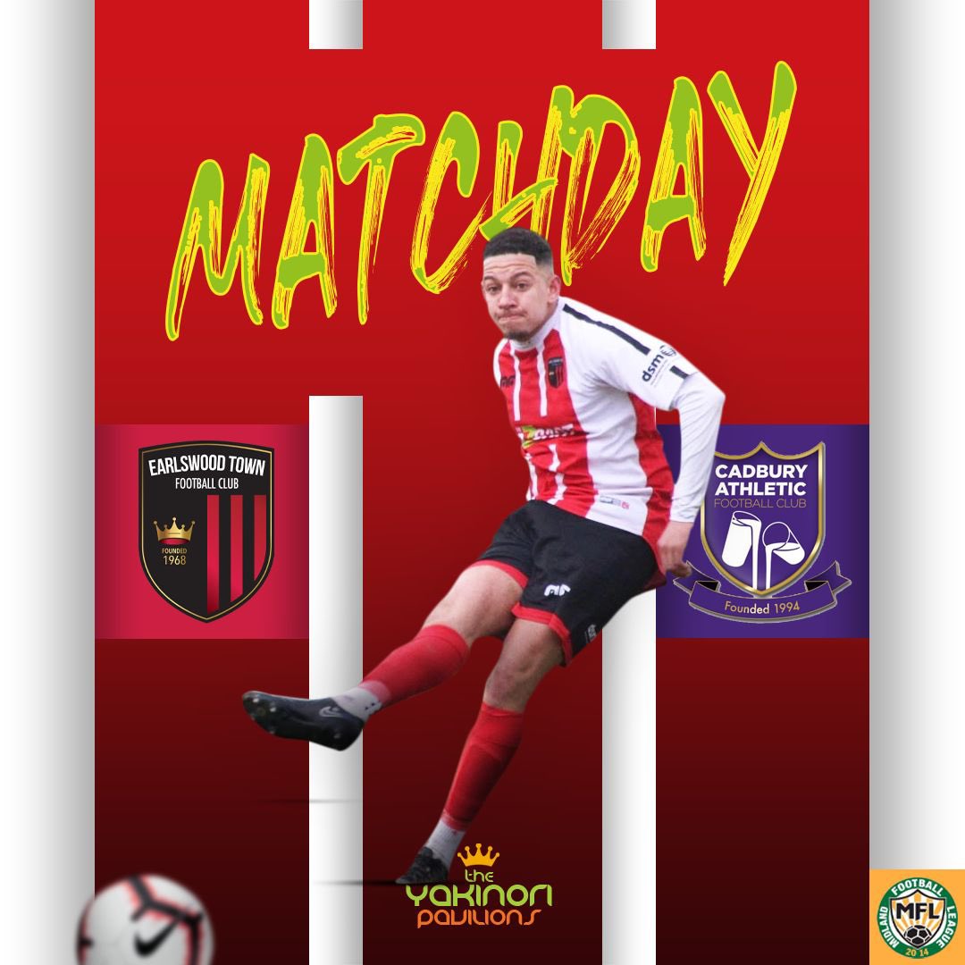 🔴MATCHDAY⚪️ 🆚 @CadburyAthFC 🏆 @MidlandLeague Division Two 🗓️04/05/2024 🕐15:00 KO 📍The Yakinori Pavilions, B94 5DX 💰 £4 adults, £2 concessions, £1 U16s, FREE U12s #UpTheEarls👑