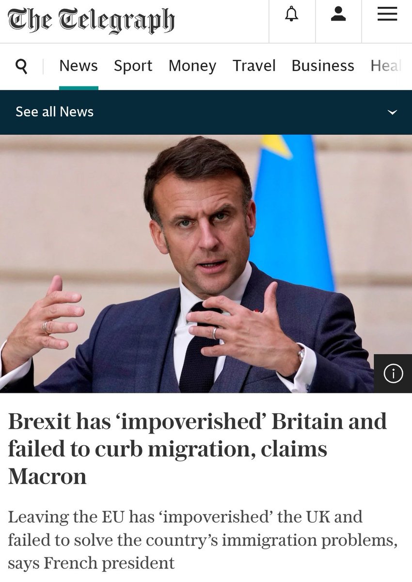 UK is richer than France, has a bigger economy, is a bigger exporter, a bigger military power, a bigger soft power, earns more from foreign investment, has less unemployed, a lower debt:GDP ratio & fewer food banks. Euro-elites hate populism but love fuelling it by telling lies.