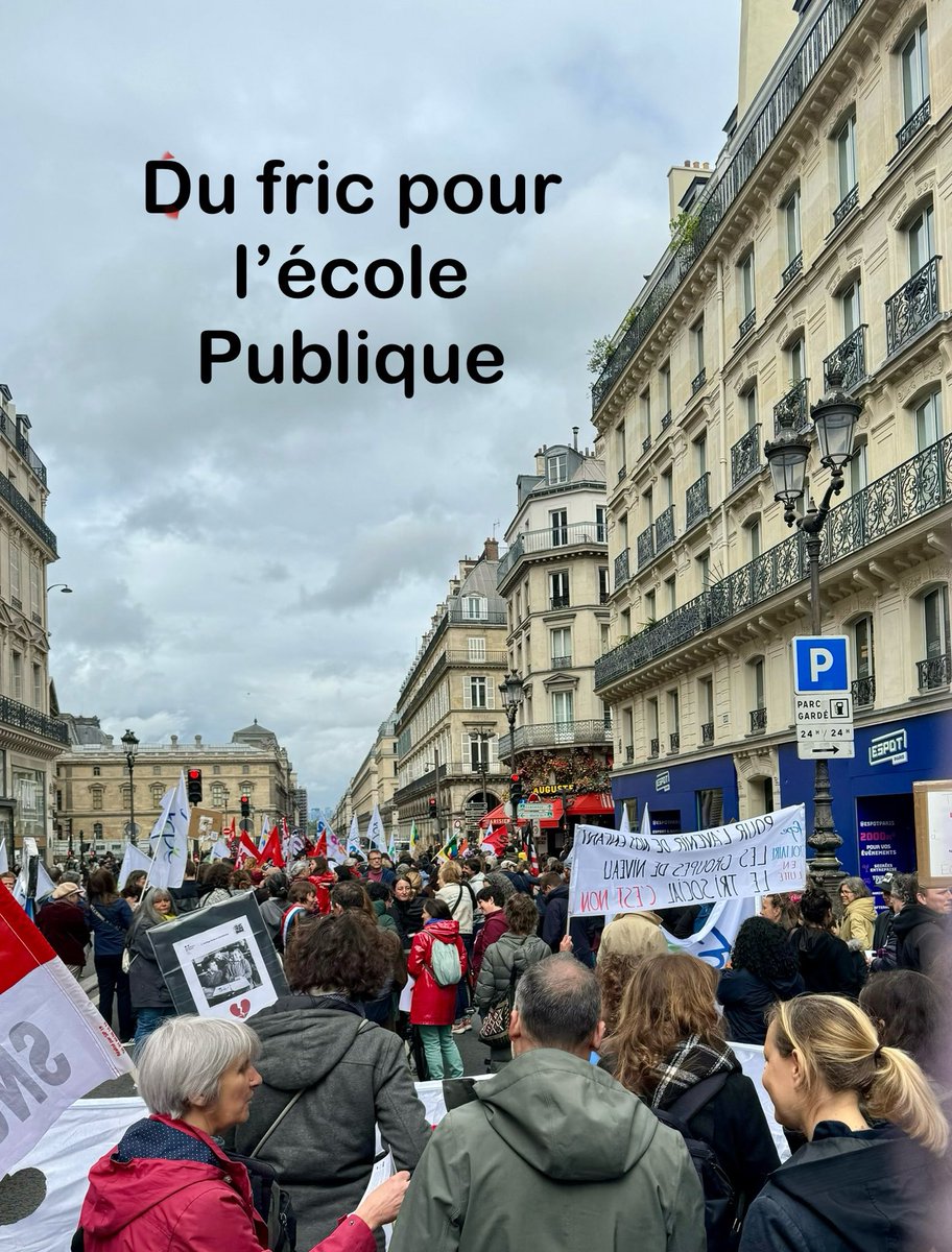 Paris parents enseignants contre le tri social #NonAuChocDesSavoirs ⁦@SNESPARIS⁩ ⁦@sudeducparis⁩ ⁦@CGTeduc_75⁩ ⁦@FCPE_Paris⁩