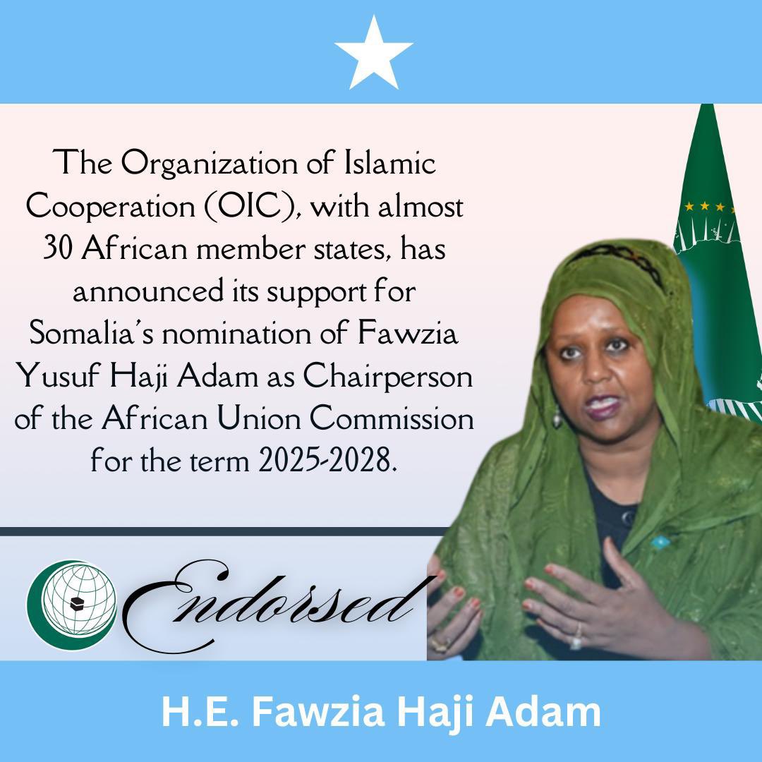 Very solid endorsement. All the best Hon. @FawziaYusufAdam