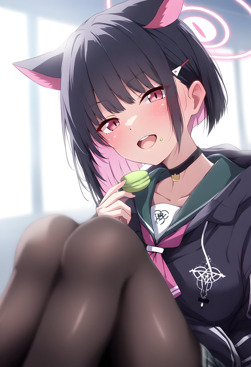 「先生も食べたい？」

杏山カズサ  
#ブルアカ #BlueArhcive