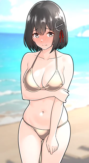 金ビキニ羽黒#艦これ 