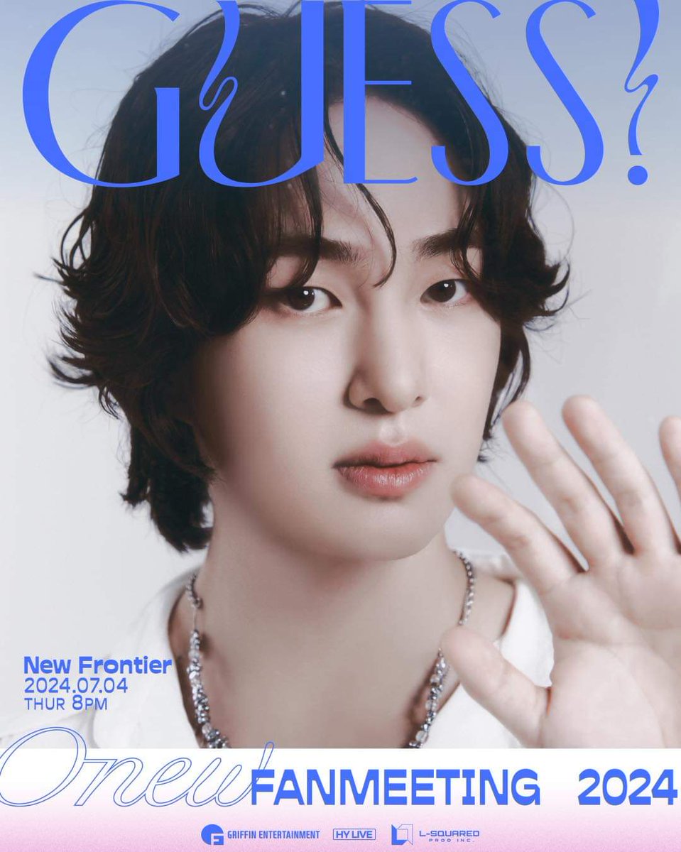 SHINee's #Onew brings his highly anticipated fanmeeting, <GUESS!> in Manila July 4, 2024 at @NewFrontierPh 

#ONEW_GUESS @LSquaredProdPH