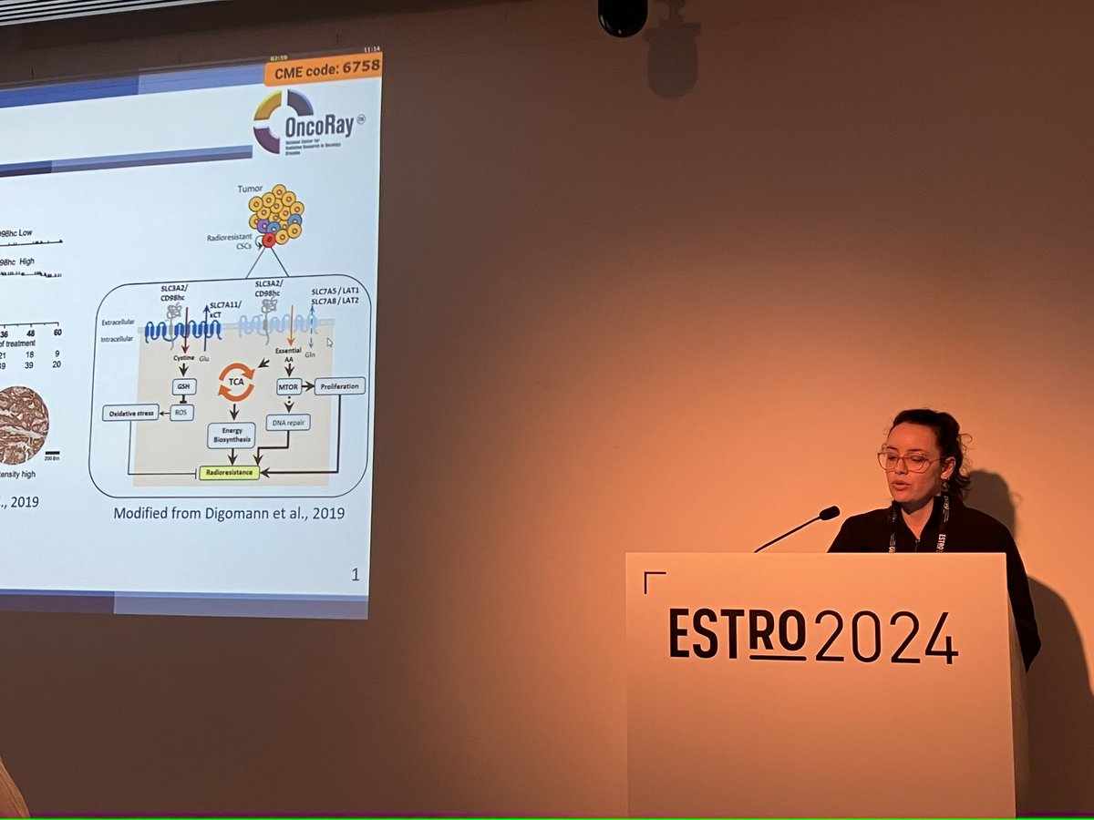 Great talk of my colleague Sedef Kösser at #ESTRO2024