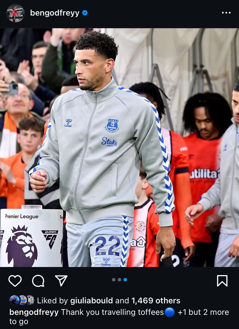 📱Ben Godfrey’s latest Instagram post💙