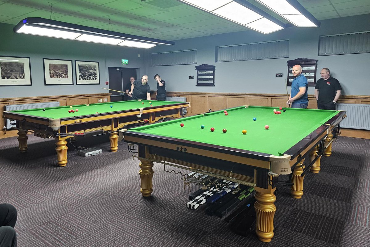 🏆 ENGLISH LEAGUE CHAMPIONSHIP - QUALIFIER 2⃣ | DAY 1⃣

The first day of play has begun at Landywood Snooker Club.

Eleven teams are competing to join Nottingham Snooker and LBSO Absolute Dream Team at June's Finals Weekend!

#EnglishSnooker 🏴󠁧󠁢󠁥󠁮󠁧󠁿