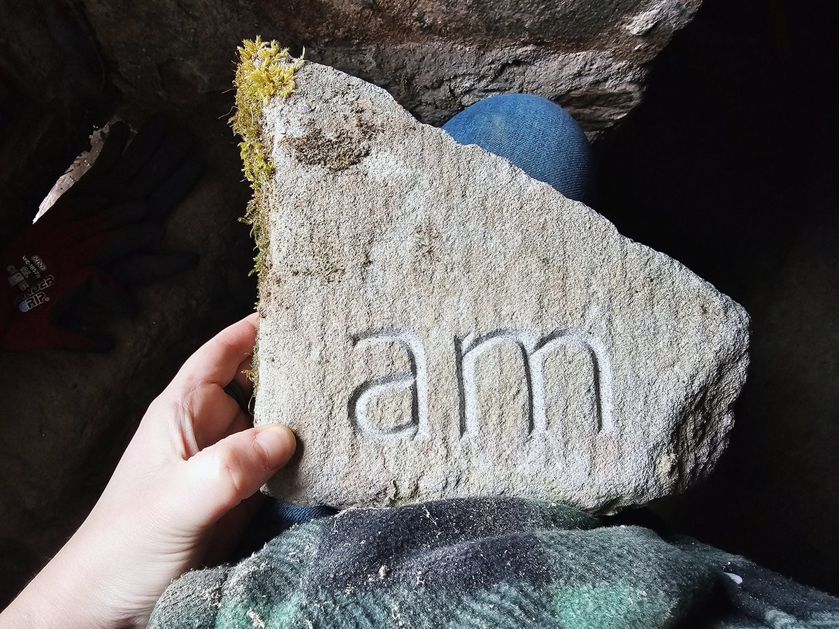 *am* I impressed? I *am* There's something so peaceful, so honest, and sincere about hand carved lettering in stone. Very excited to see this project unfold at the skilled hands of Douglas Stevens Stone.